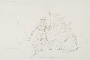 フィンランドの国民的詩「カレワラ」、R.W.エクマンのデッサンで紹介" 作： Robert Wilhelm Ekman