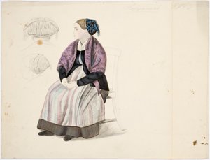 ラップヴェシの農民女性 作： Robert Wilhelm Ekman