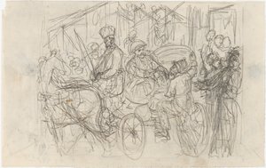 中尉の市場土産。ストール少尉の物語の挿絵 作： Robert Wilhelm Ekman