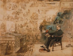 ディケンズの夢、1875年。 作： Robert William Buss