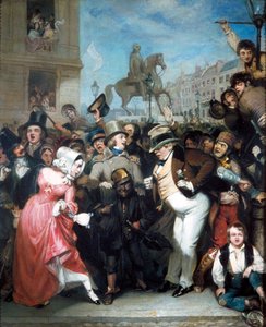 「群衆」、1847 作： Robert William Buss