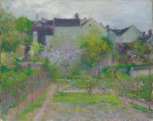 グレ＝シュル＝ロワン（キャンバスに油彩） 作： Robert William Vonnoh