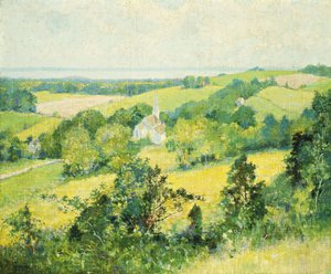 ニューイングランドヒルズ 作： Robert William Vonnoh