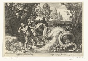 ドラゴンにむさぼり食われたカドモスの仲間たち Ovid