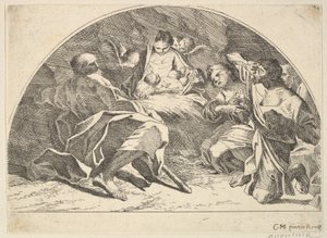 降誕、1680-1743。 作： Robert van Audenaerde