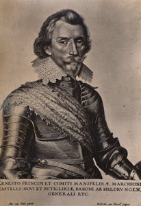 エルンストフォンマンスフェルド伯爵、30世紀戦争のドイツ将軍、17世紀1894 作： Robert van Voerst