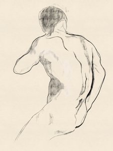 力強い男性像の習作 作： Roberto Moro