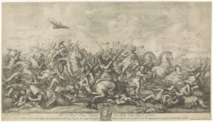 アレクサンダー大王とダリウス三世の戦い 作： Robertus de Mol