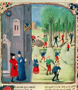 Lat 1173干し草と木工、チャールズダングレームの時間、1480年頃