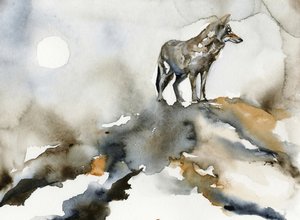 孤独な狼の月 作： RodMacIver