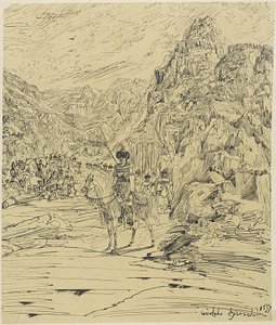 山での戦い 作： Rodolphe Bresdin