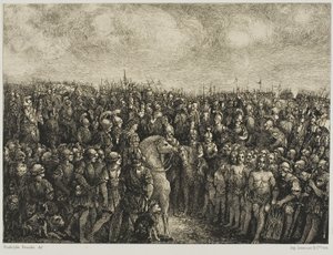 カエサルと囚人たち 作： Rodolphe Bresdin