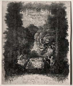 Thierry-Faletansによる寓話とおとぎ話のための最初の口絵 作： Rodolphe Bresdin