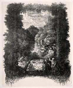 Thierry-FaletansによるFables and Fairy-Talesの最初の口絵 作： Rodolphe Bresdin