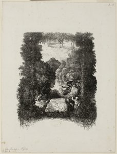 Hippolyte de Thierry-Faletansによる寓話と物語のための口絵