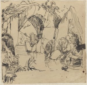 風景 作： Rodolphe Bresdin