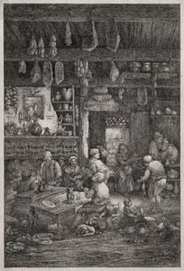 モルドバのインテリア 作： Rodolphe Bresdin