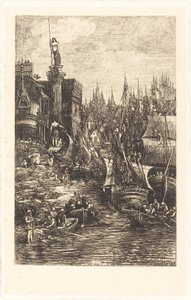 私の夢 作： Rodolphe Bresdin