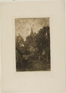 私の夢 作： Rodolphe Bresdin