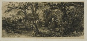 聖アントニオと死 作： Rodolphe Bresdin