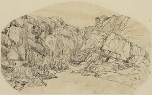 峡谷の蒸気 作： Rodolphe Bresdin