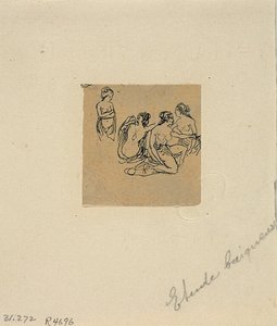 海水浴客の研究 作： Rodolphe Bresdin