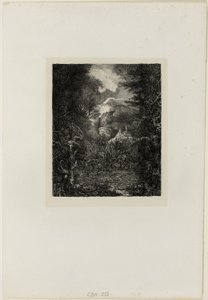 沼地を越えた都市 作： Rodolphe Bresdin