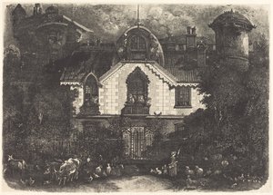 お化け屋敷 作： Rodolphe Bresdin