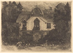お化け屋敷 作： Rodolphe Bresdin
