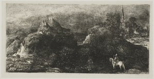騎士の帰還 作： Rodolphe Bresdin