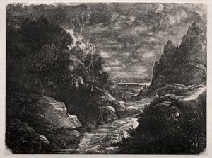 マウンテン ストリーム 作： Rodolphe Bresdin