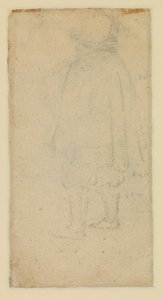 後ろから見た男（裏） 作： Roelandt Jacobsz and Bruegel Pieter the Elder Savery