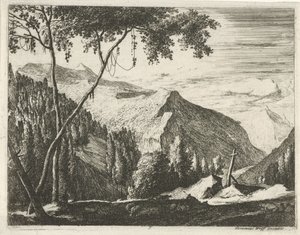 十字架のある山の風景 チロルの風景（連載タイトル） 作： Roelant Roghman
