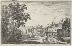ユトレヒト近くの景色 Buyten Uytrecht (オブジェクトのタイトル) オランダ北部の風景 (Roelant Roghman) (連載タイトル)