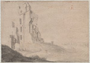 ハールレム近くのテル クリーフ家の廃墟 作： Roelant Roghman