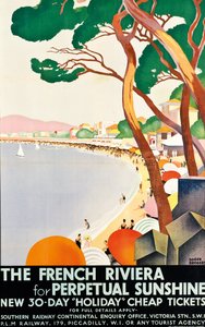 フレンチ・リビエラ 永遠の太陽 作： Roger Broders