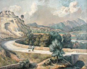 イタリアの風景」 1922-25年頃 （油彩・キャンバス） 作： Roger Eliot Fry