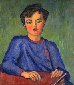 画家の息子ジュリアン、10歳の肖像 作： Roger Eliot Fry