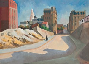 サクレ・クール寺院、モンマルトル、パリ、1920年 作： Roger Eliot Fry