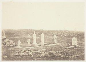 墓地、キャスカートの丘 作： Roger Fenton