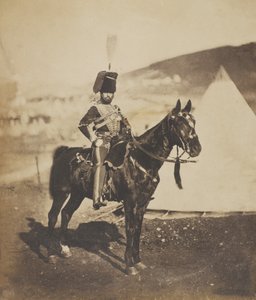 コルネットヘンリージョンウィルキン、11世（またはアルバート王子の所有）、フサール派、1855年 作： Roger Fenton