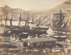 コサック湾、バラクラバ、1855 年。 作： Roger Fenton