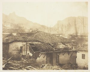 バラクラヴァのコテージ 作： Roger Fenton