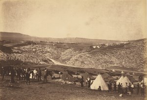 馬砲兵の野営地 作： Roger Fenton
