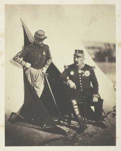 ボスケ将軍とダンピエール大尉 作： Roger Fenton