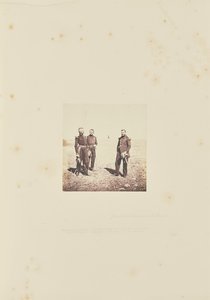 ラボジニエール将軍とベブレ将軍。 作： Roger Fenton