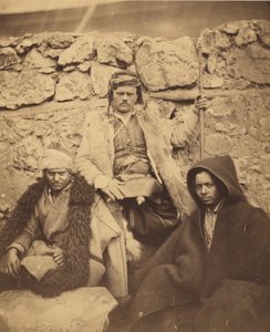 クロアチア酋長グループ。 作： Roger Fenton