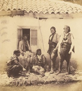 モンテネグロ人のグループ。 作： Roger Fenton