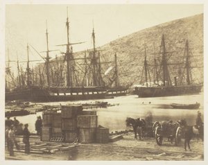 港の頭、バラクラヴァ 作： Roger Fenton