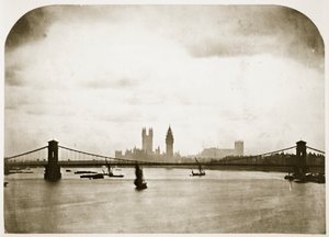 建設中の国会議事堂、ロンドン、1858年頃 作： Roger Fenton